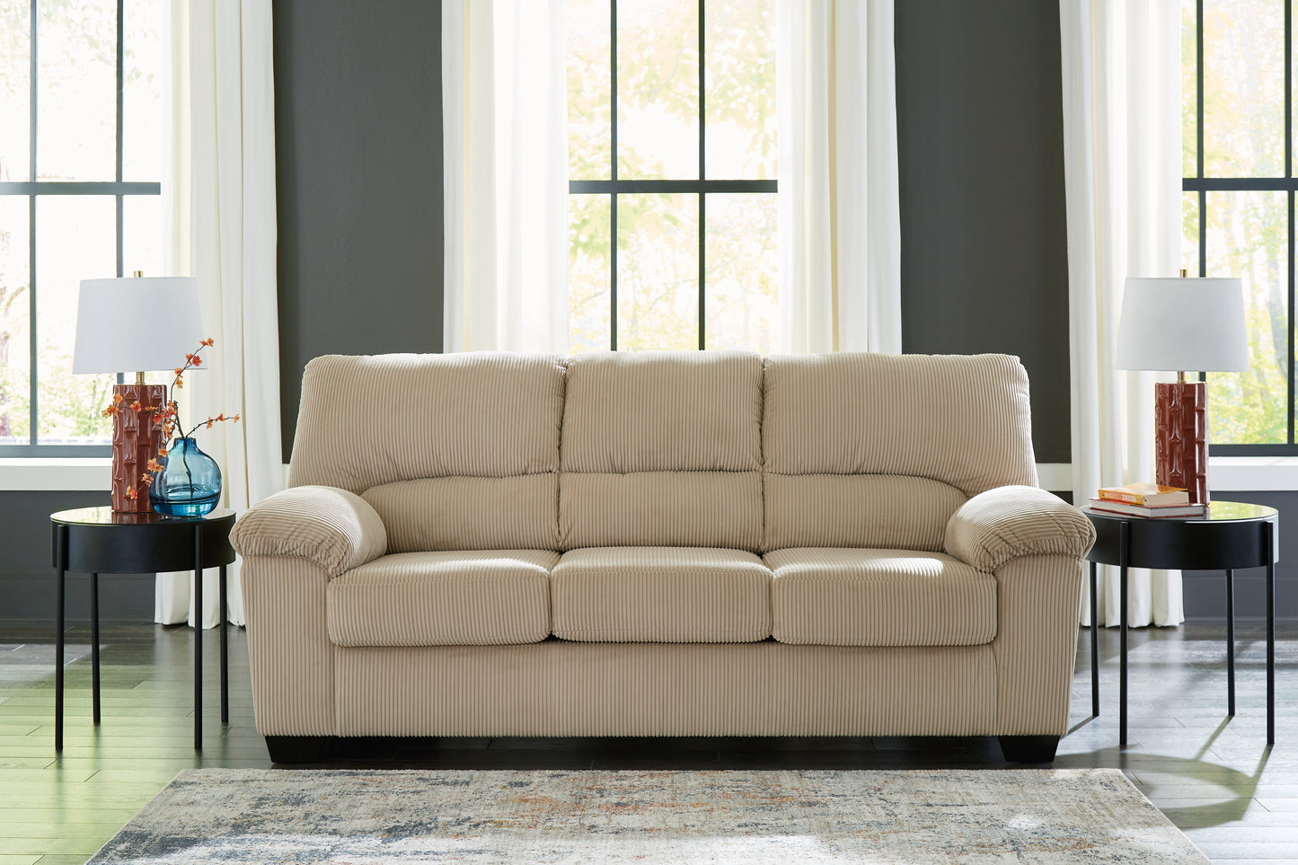 Auburndale Furniture Outlet - Ashley Furniture - SimpleJoy Living Room - Sofa / Sand - 2420338