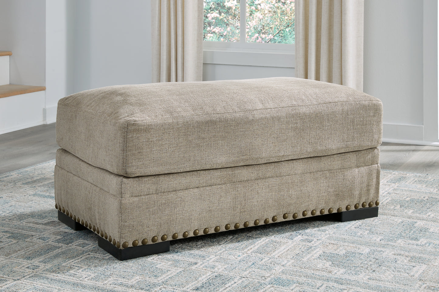 Auburndale Furniture Outlet - Ashley Furniture - Galemore Living Room - Ottoman / Quarry - 2700414