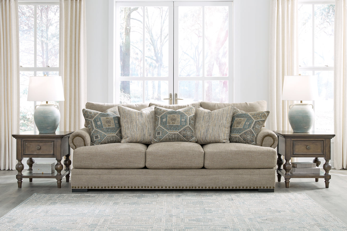 Auburndale Furniture Outlet - Ashley Furniture - Galemore Living Room - Sofa / Quarry - 2700438