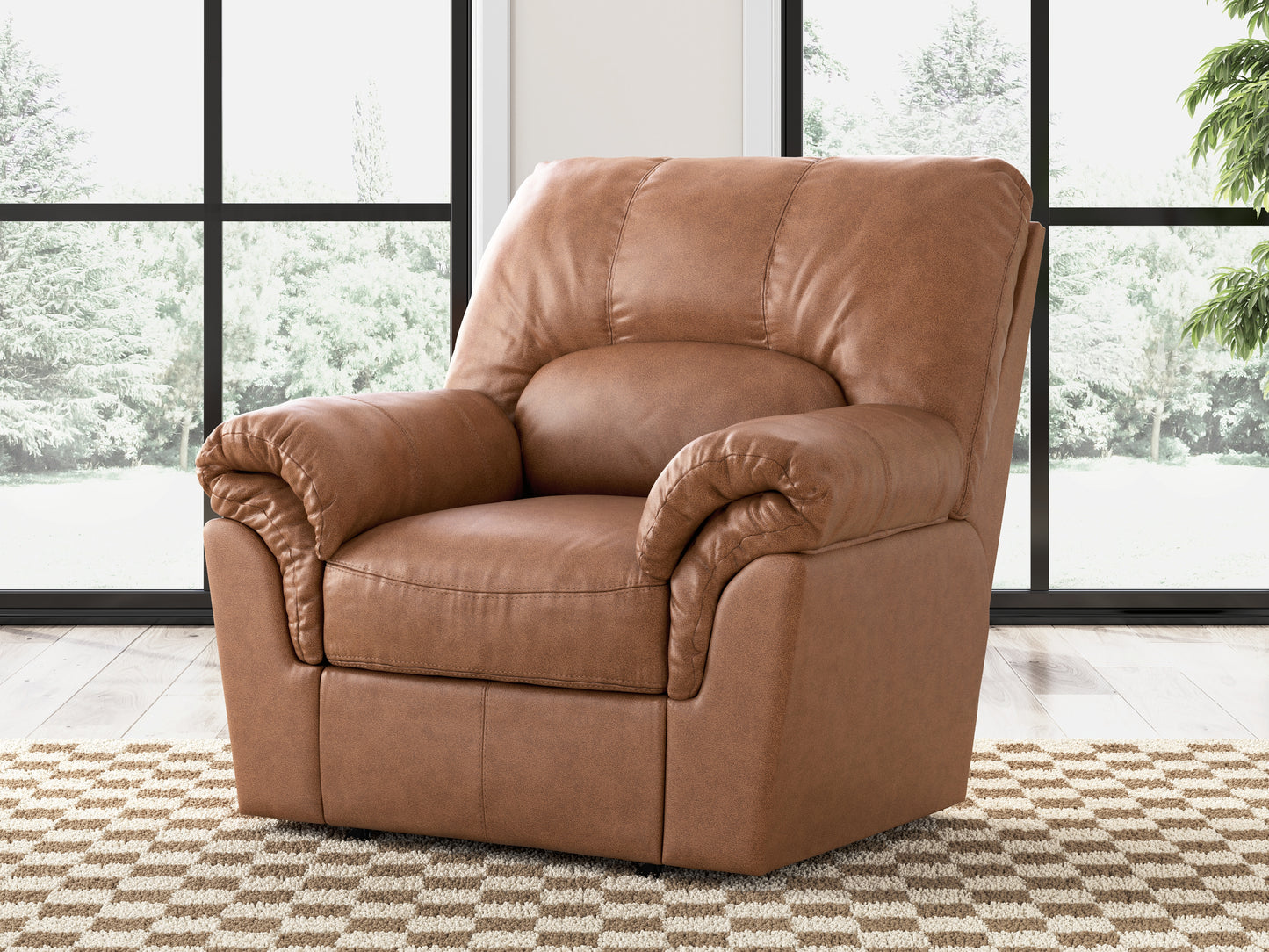 Auburndale Furniture Outlet - Ashley Furniture - WillowBend Living Room - Rocker Recliner / Caramel - PC2770425