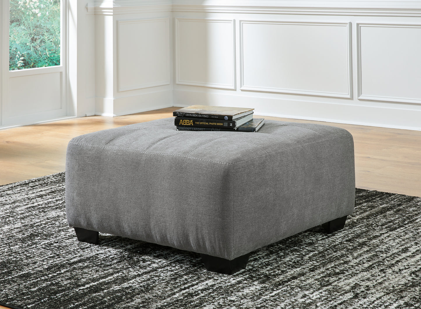 Auburndale Furniture Outlet - Ashley Furniture - Birkdale Court Living Room - Oversized Accent Ottoman / Gray - 3240208