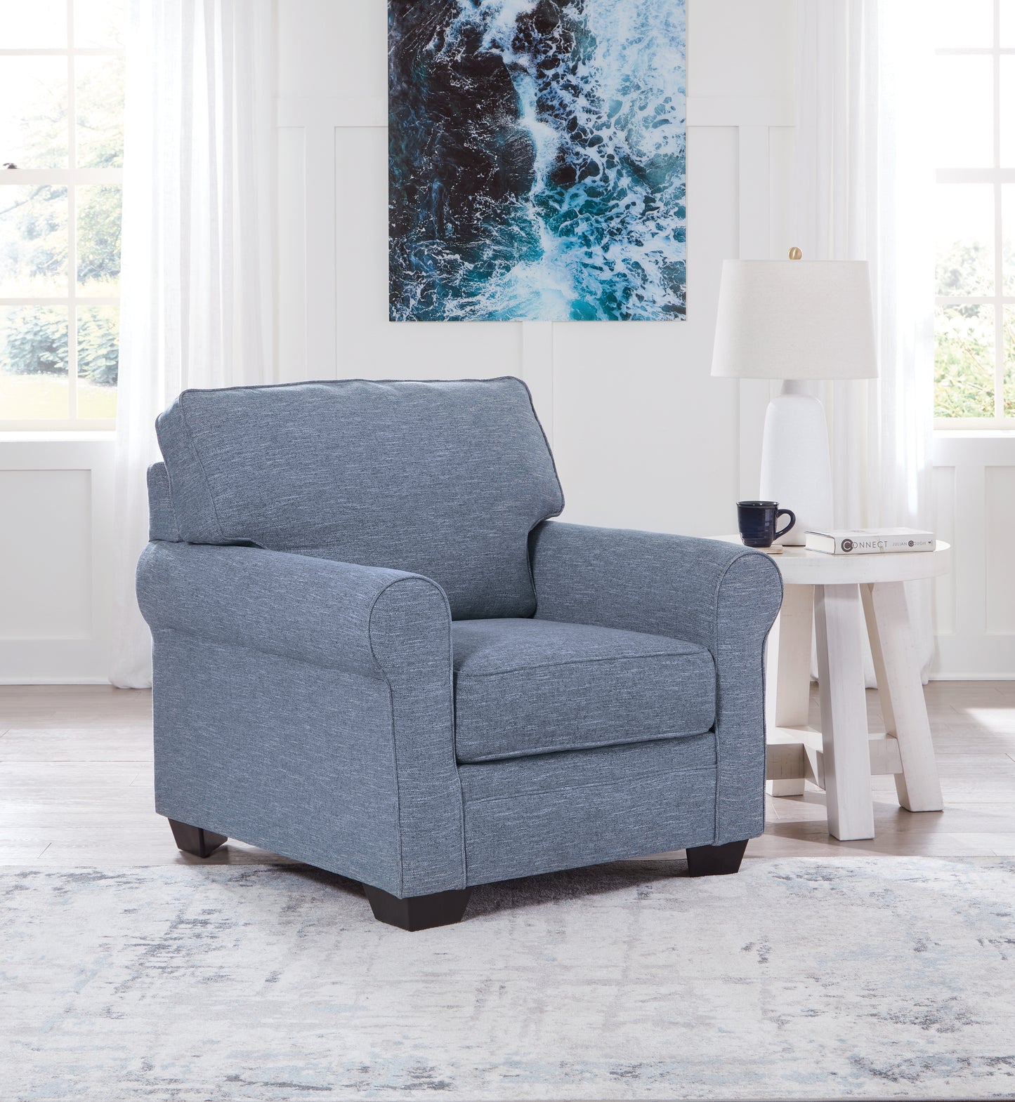 Auburndale Furniture Outlet - Ashley Furniture - Carissa Manor Living Room - Chair / Denim - 3260420