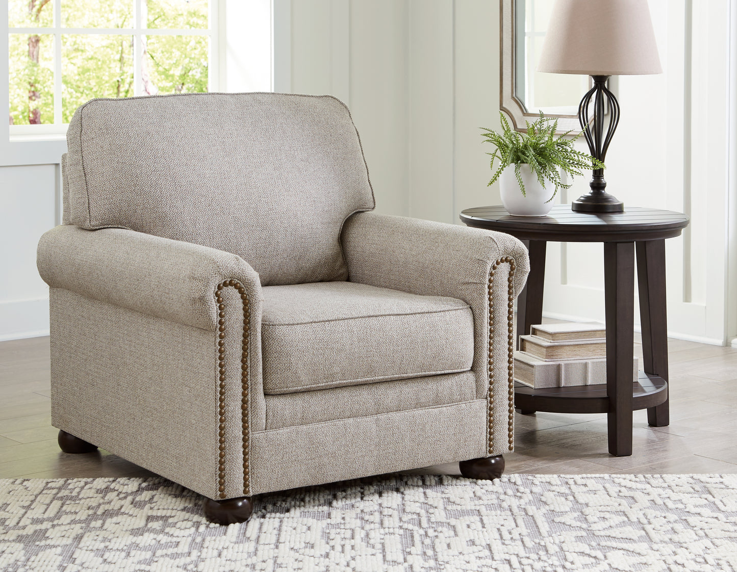 Auburndale Furniture Outlet - Ashley Furniture - Gaelon Living Room - Chair / Dune - 3730720