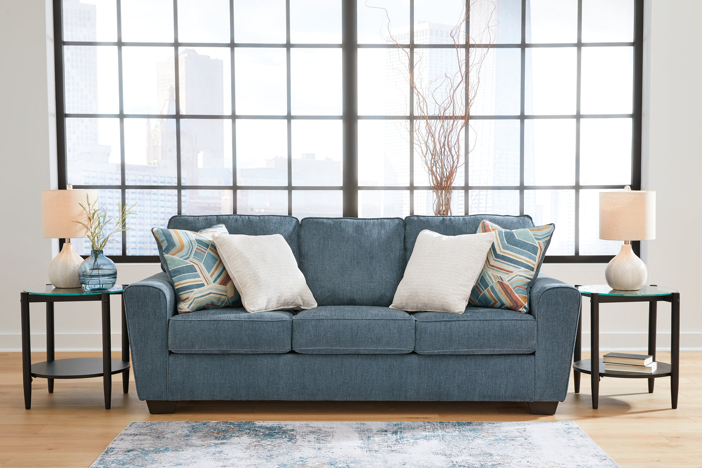 Auburndale Furniture Outlet - Ashley Furniture - Cashton Living Room - Sofa / Blue - 4060538