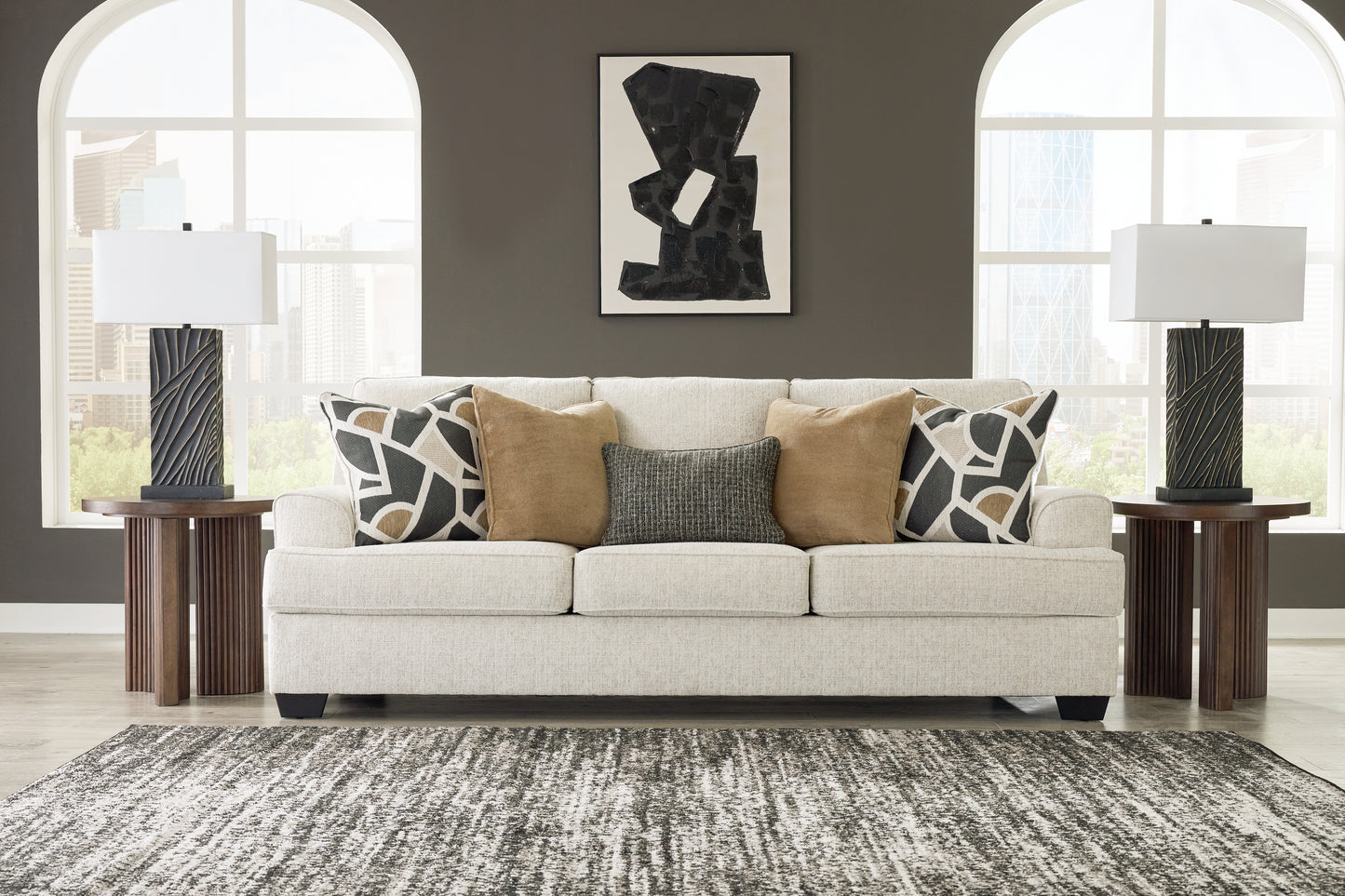 Auburndale Furniture Outlet - Ashley Furniture - Heartcort Living Room - Sofa / Quartz - 4460438