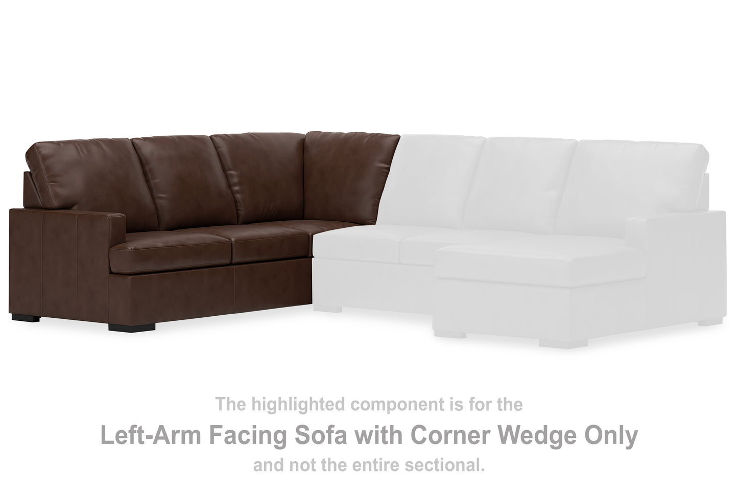 Auburndale Furniture Outlet - Ashley Furniture - McDowlan Sectional - LAF Sofa w/Corner Wedge / Coffee - PC4850448