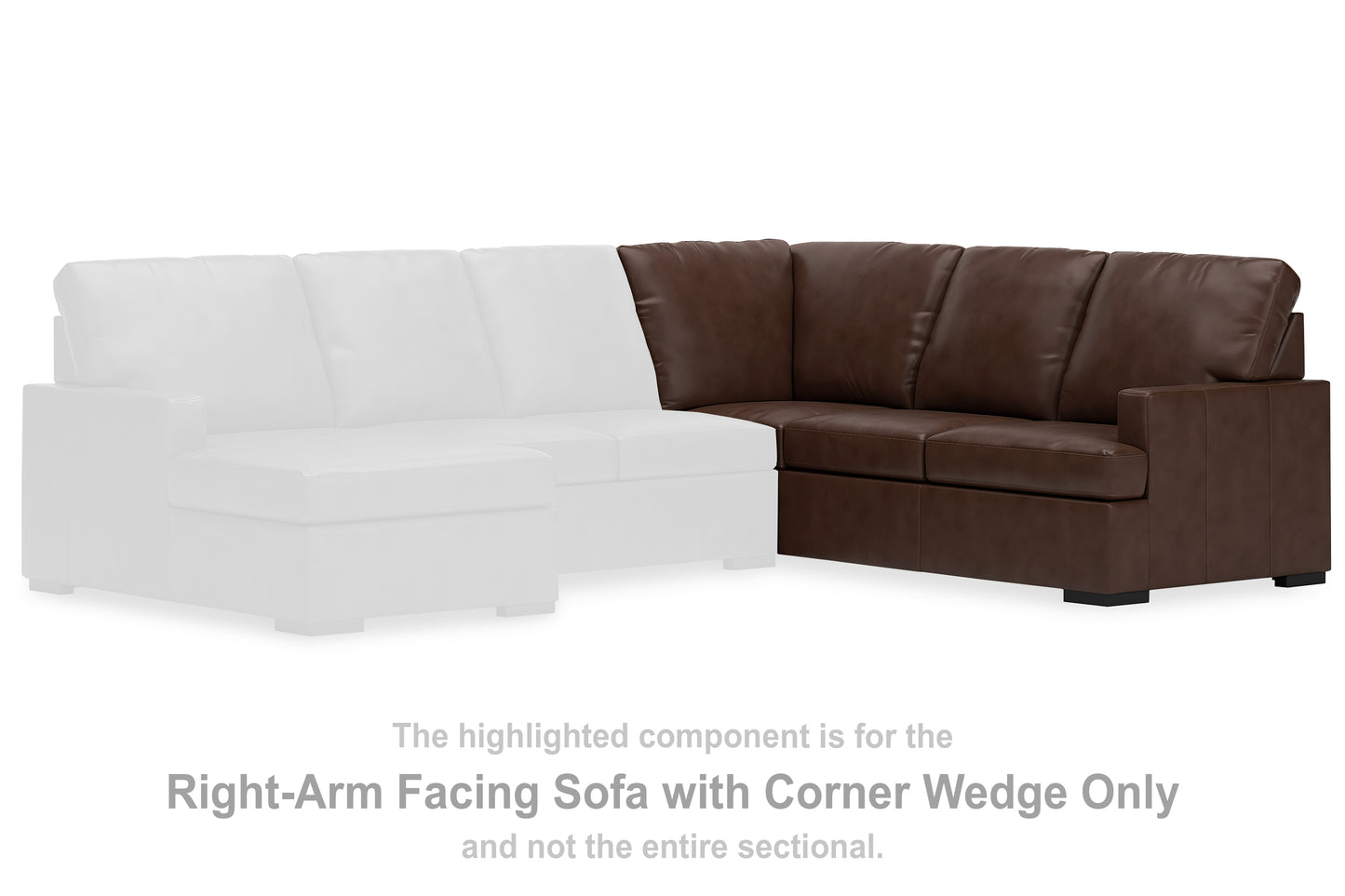 Auburndale Furniture Outlet - Ashley Furniture - McDowlan Sectional - RAF Sofa w/Corner Wedge / Coffee - PC4850449