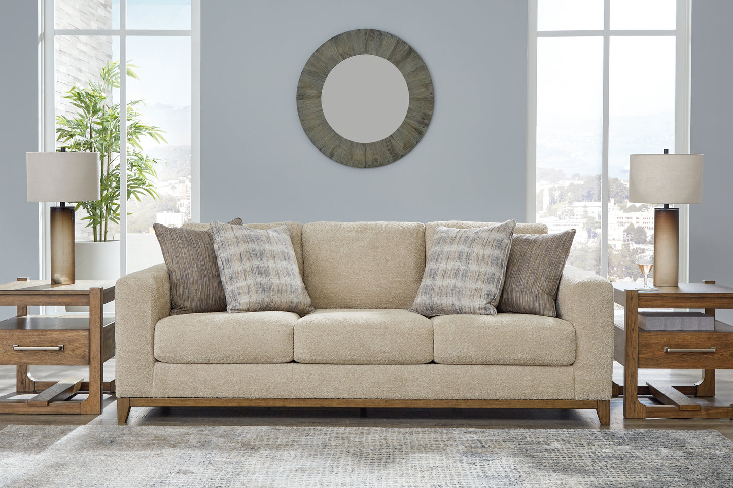 Auburndale Furniture Outlet - Ashley Furniture - Parklynn Living Room - Sofa / Desert - 4890238