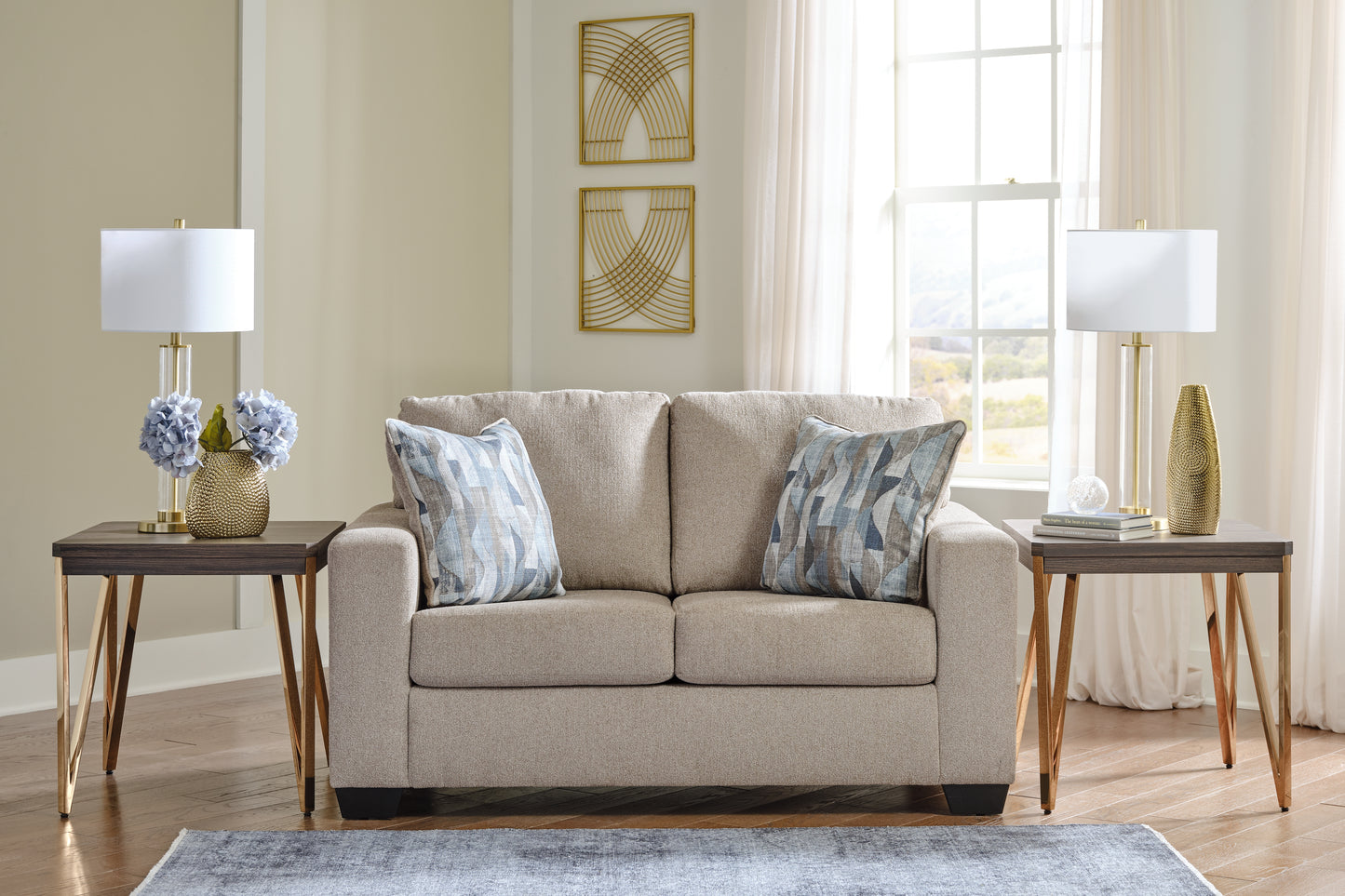 Auburndale Furniture Outlet - Ashley Furniture - Deltona Living Room - Loveseat / Parchment - 5120435