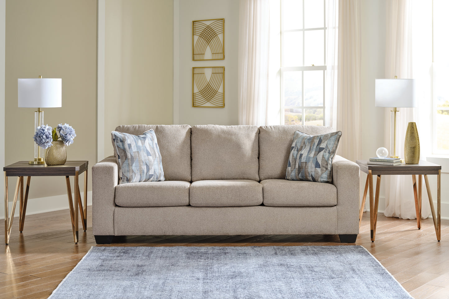 Auburndale Furniture Outlet - Ashley Furniture - Deltona Living Room - Sofa / Parchment - 5120438