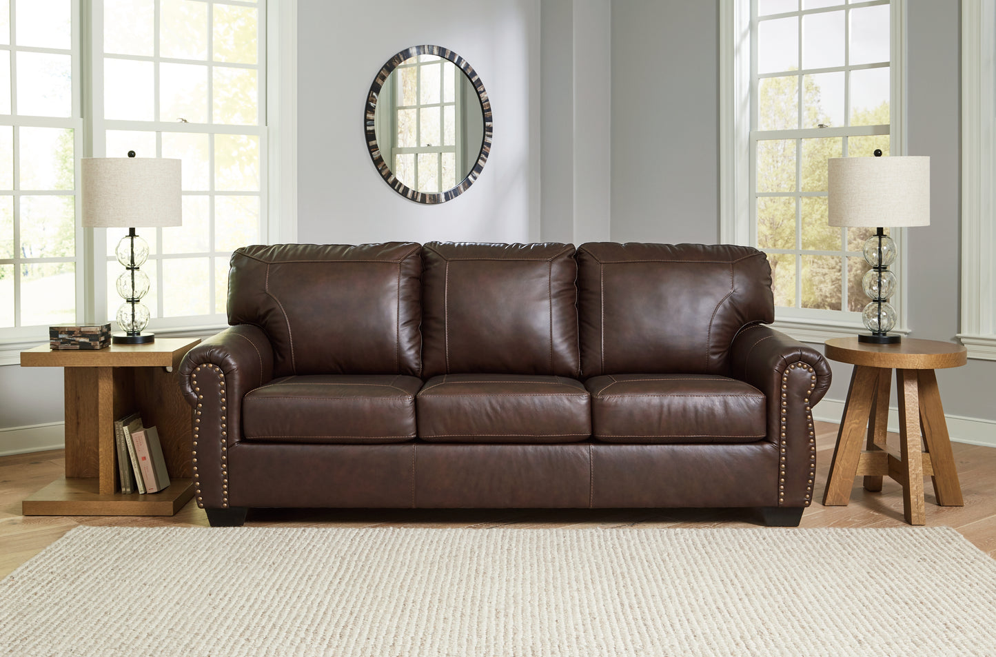 Auburndale Furniture Outlet - Ashley Furniture - Colleton Living Room - Sofa / Dark Brown - 5210738