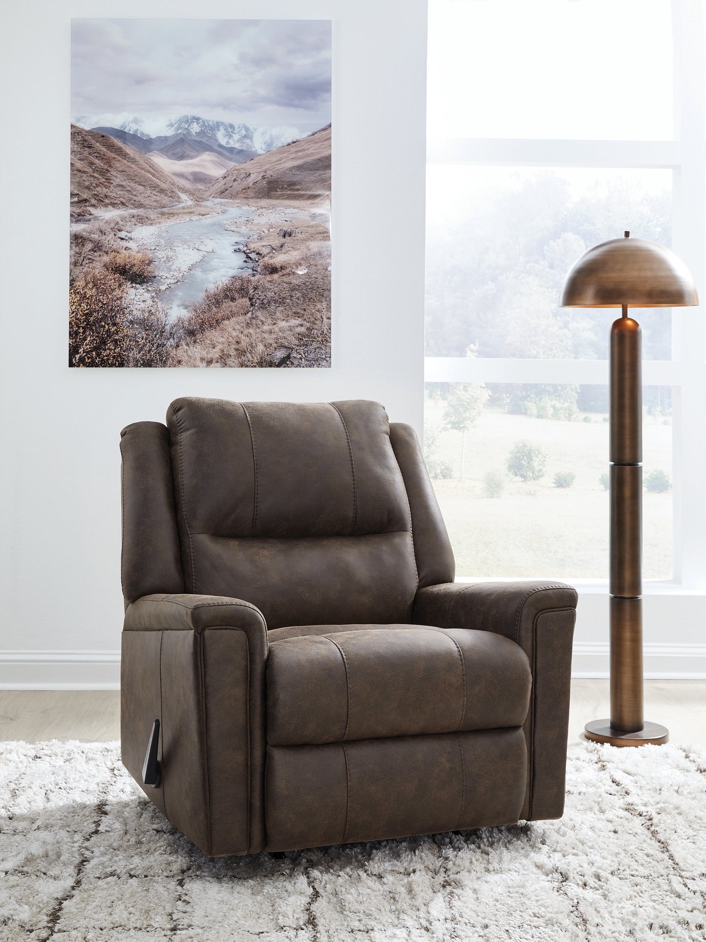 Auburndale Furniture Outlet - Ashley Furniture - Lixtowel Living Room - Rocker Recliner / Fog - PC5300525