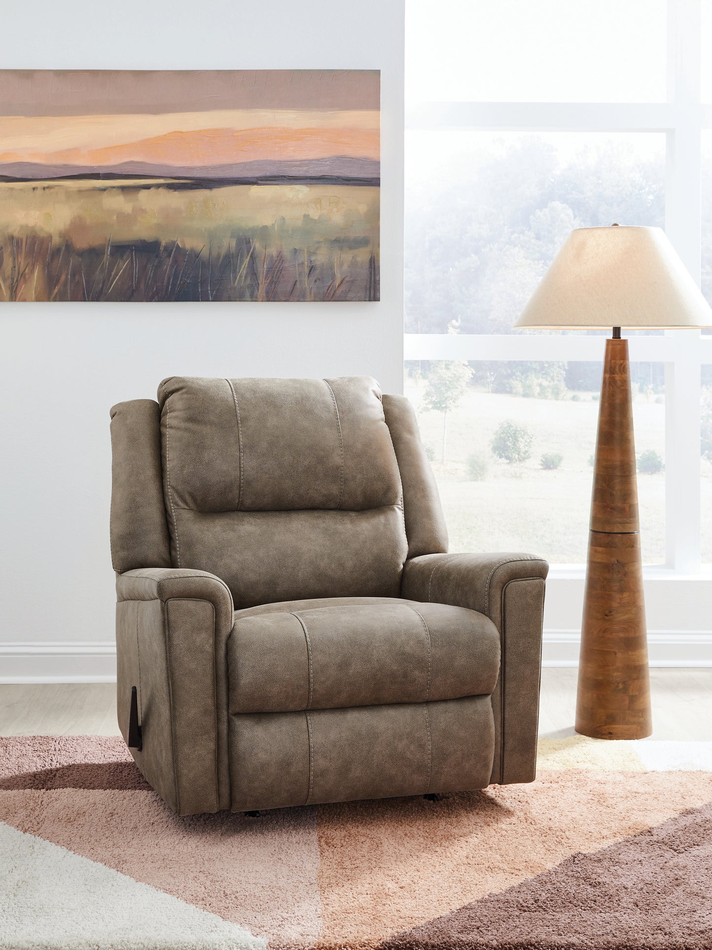 Auburndale Furniture Outlet - Ashley Furniture - Lixtowel Living Room - Rocker Recliner / Fog - PC5300525