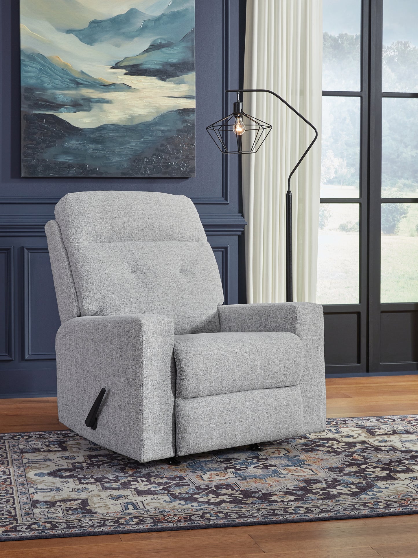 Auburndale Furniture Outlet - Ashley Furniture - Skillins Living Room - Rocker Recliner / Stone - PC5320425