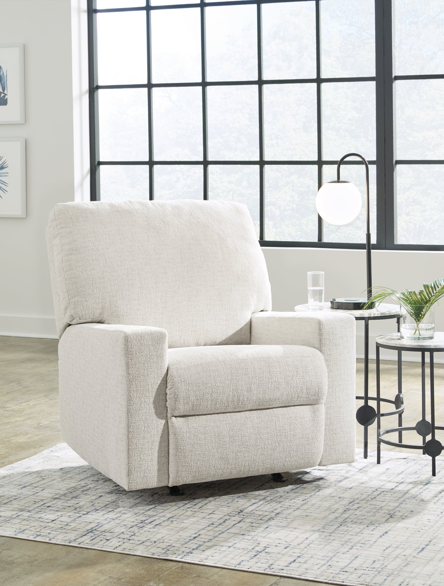 Auburndale Furniture Outlet - Ashley Furniture - Rannis Living Room - Rocker Recliner / Snow - 5360325