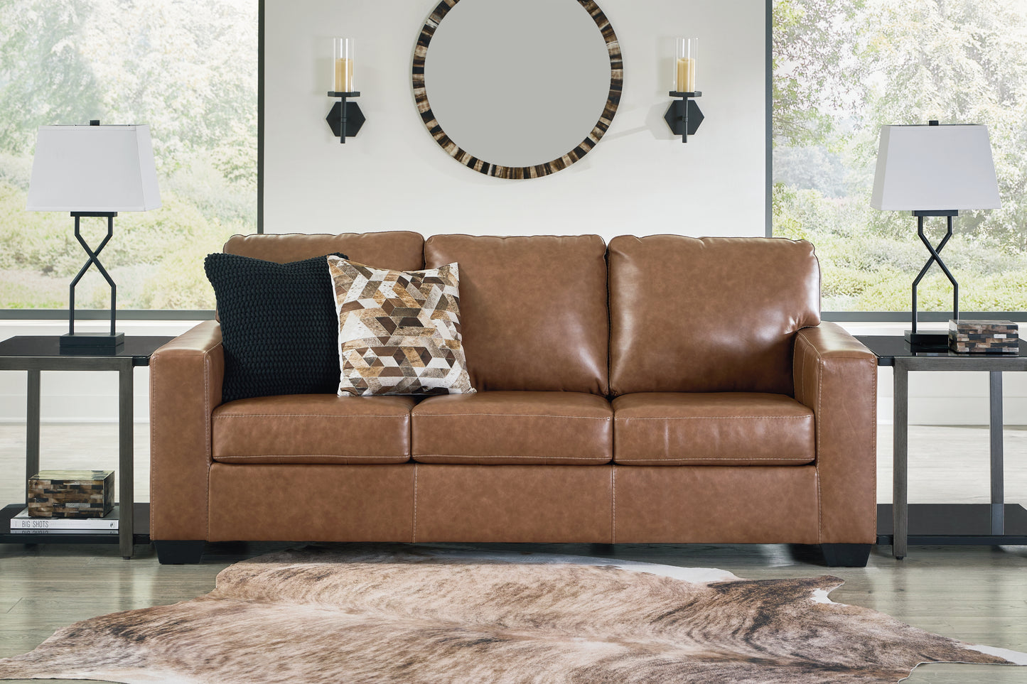 Auburndale Furniture Outlet - Ashley Furniture - Bolsena Living Room - Sofa / Caramel - 5560338