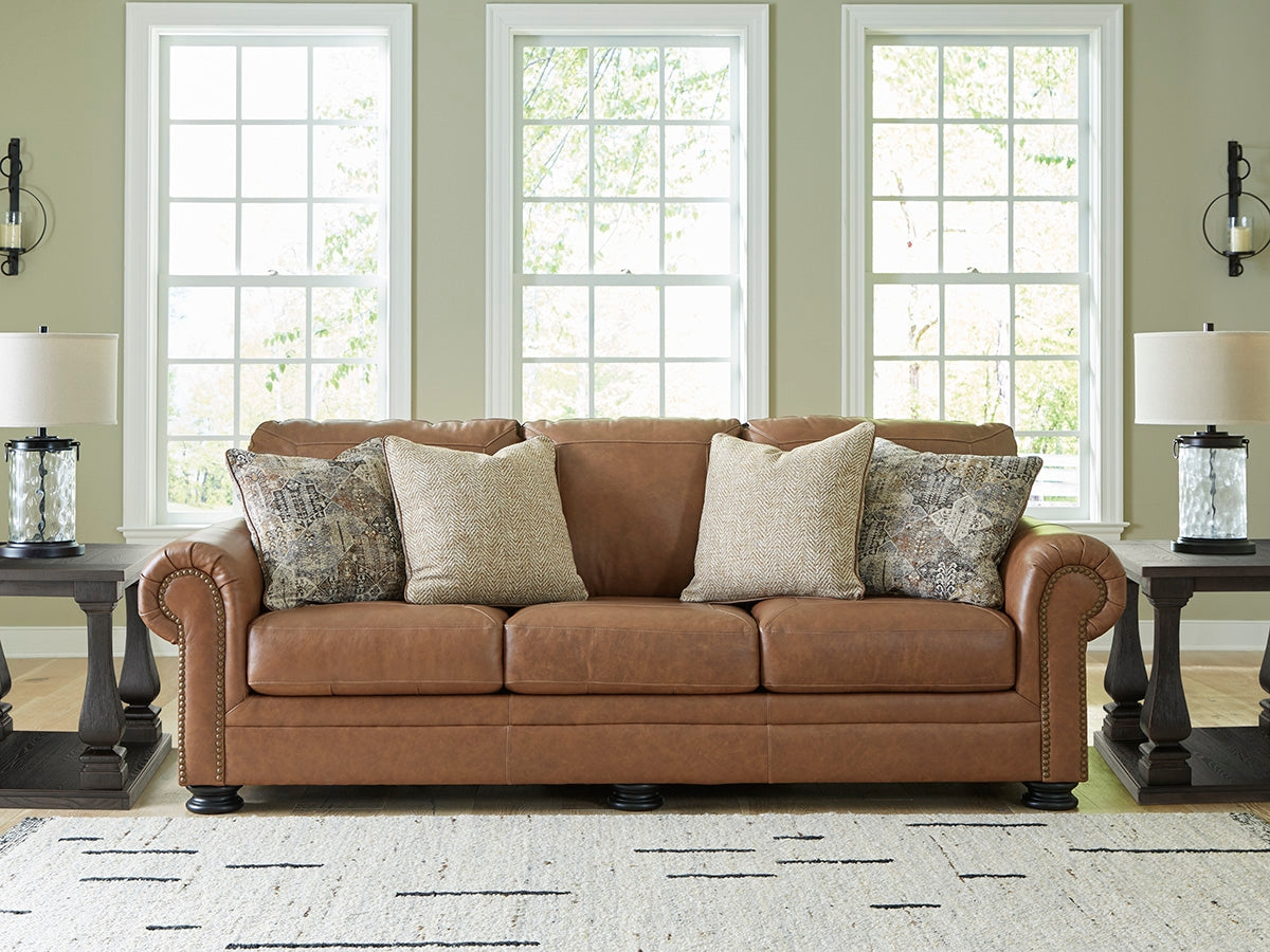 Auburndale Furniture Outlet - Ashley Furniture - Carianna Living Room - Sofa / Caramel - 5760438