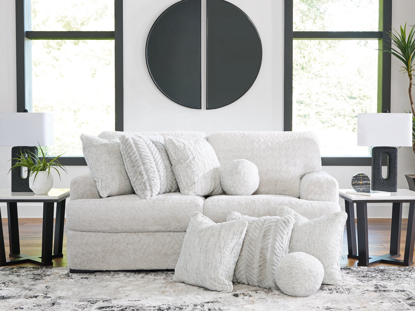 Auburndale Furniture Outlet - Ashley Furniture - Cuddle Plush Sectional - RAF 2-Piece Sectional / Arctic - PC59106S9