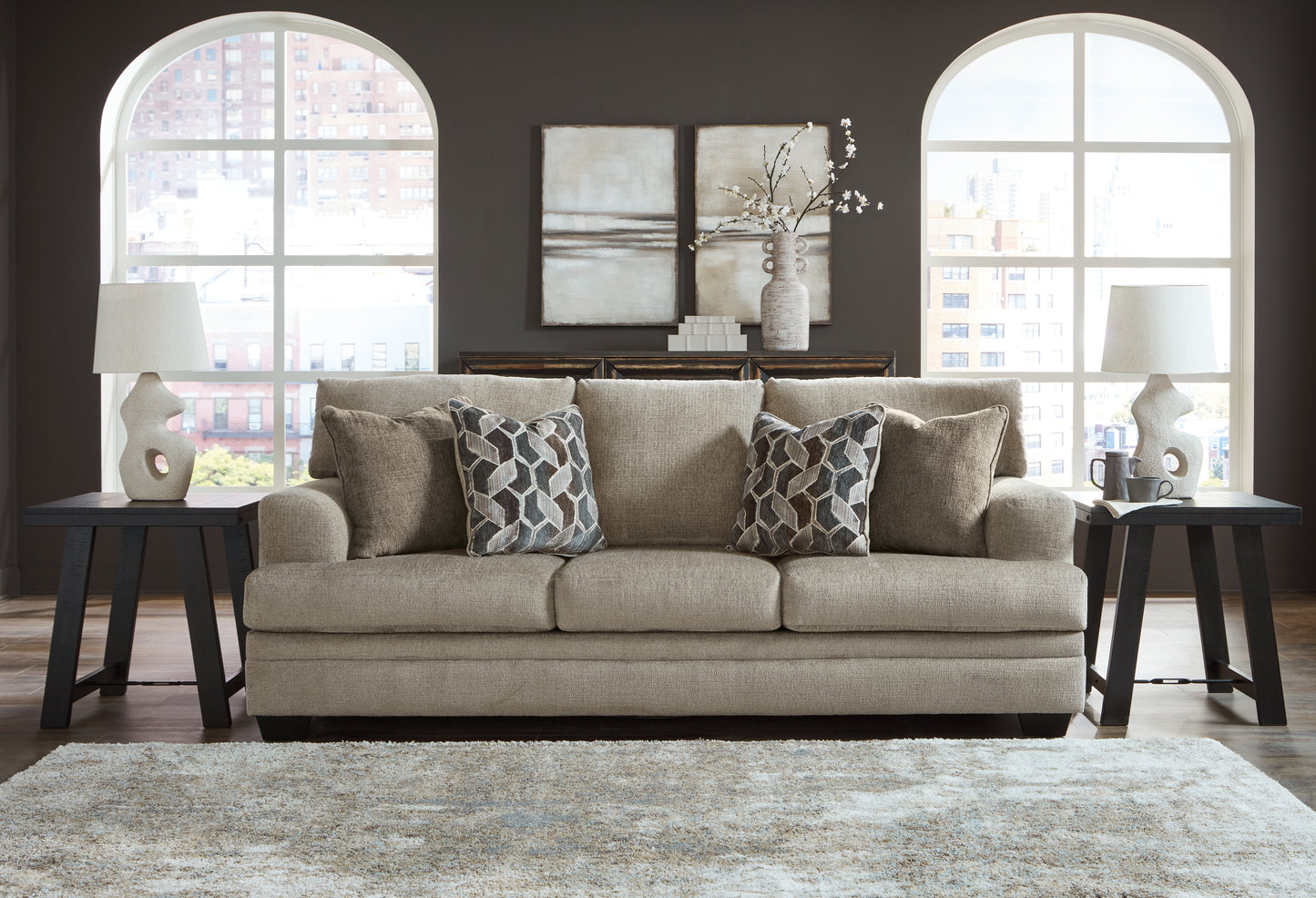 Auburndale Furniture Outlet - Ashley Furniture - Stonemeade Living Room - Sofa / Taupe - 5950438