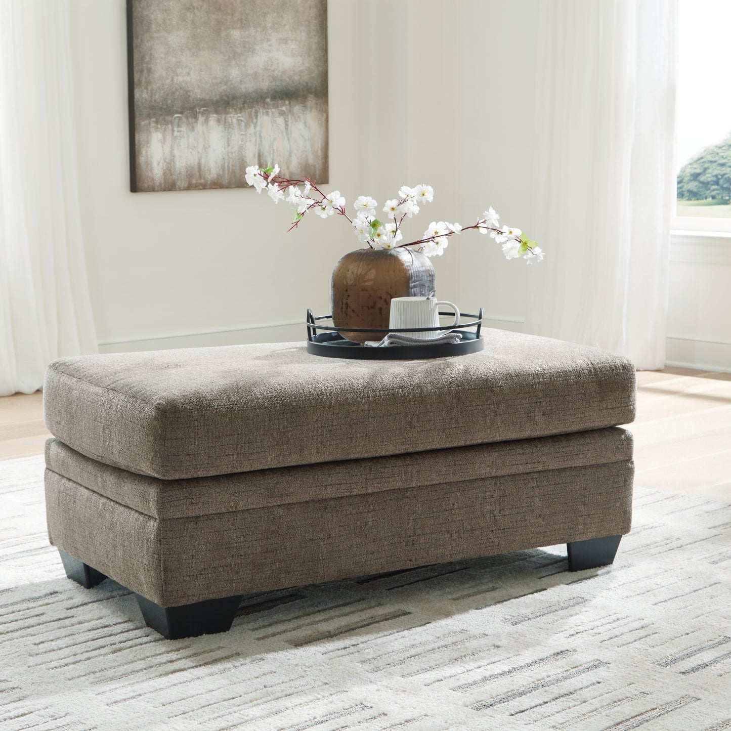 Auburndale Furniture Outlet - Ashley Furniture - Stonemeade Living Room - Ottoman / Nutmeg - 5950514