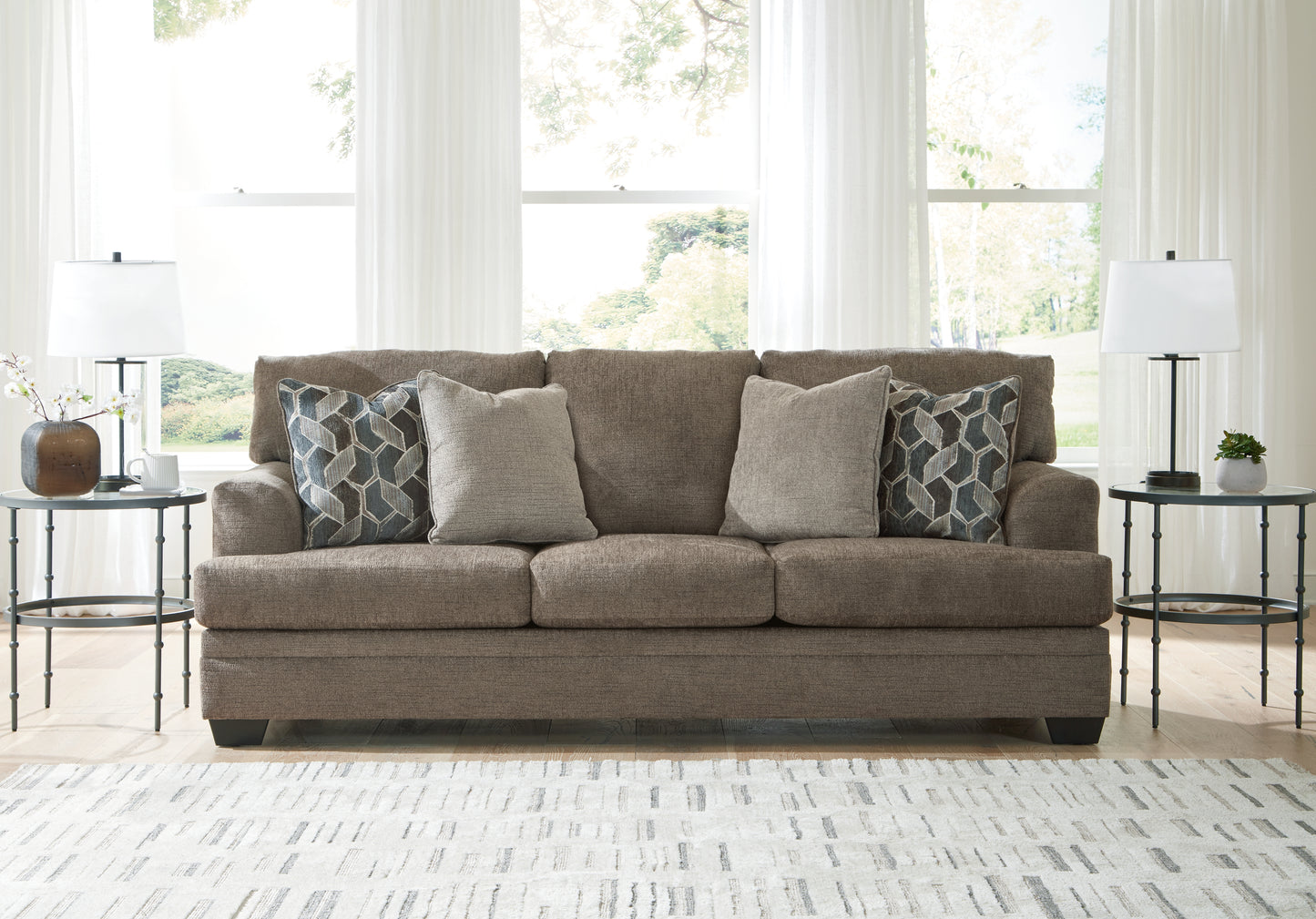 Auburndale Furniture Outlet - Ashley Furniture - Stonemeade Living Room - Sofa / Nutmeg - 5950538