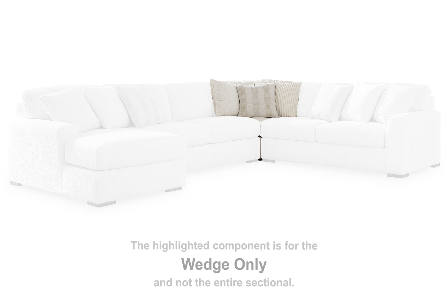 Auburndale Furniture Outlet - Ashley Furniture - Chessington Sectional - Wedge / Ivory - 6190477