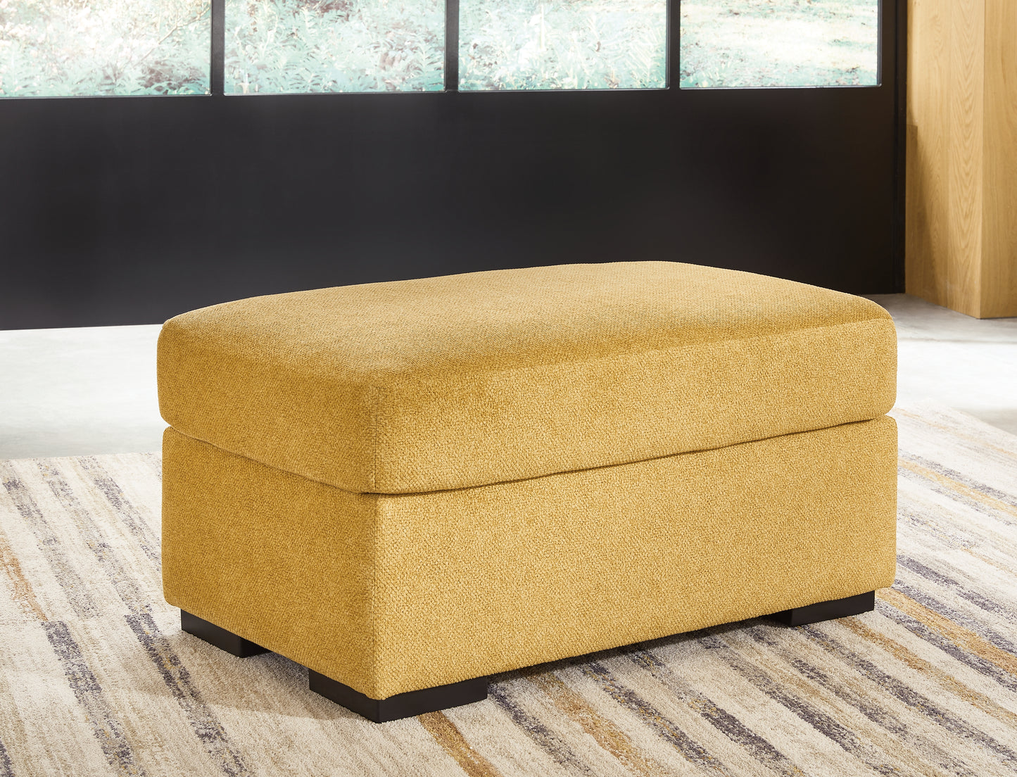Auburndale Furniture Outlet - Ashley Furniture - Keerwick Living Room - Ottoman / Sunflower - 6750614