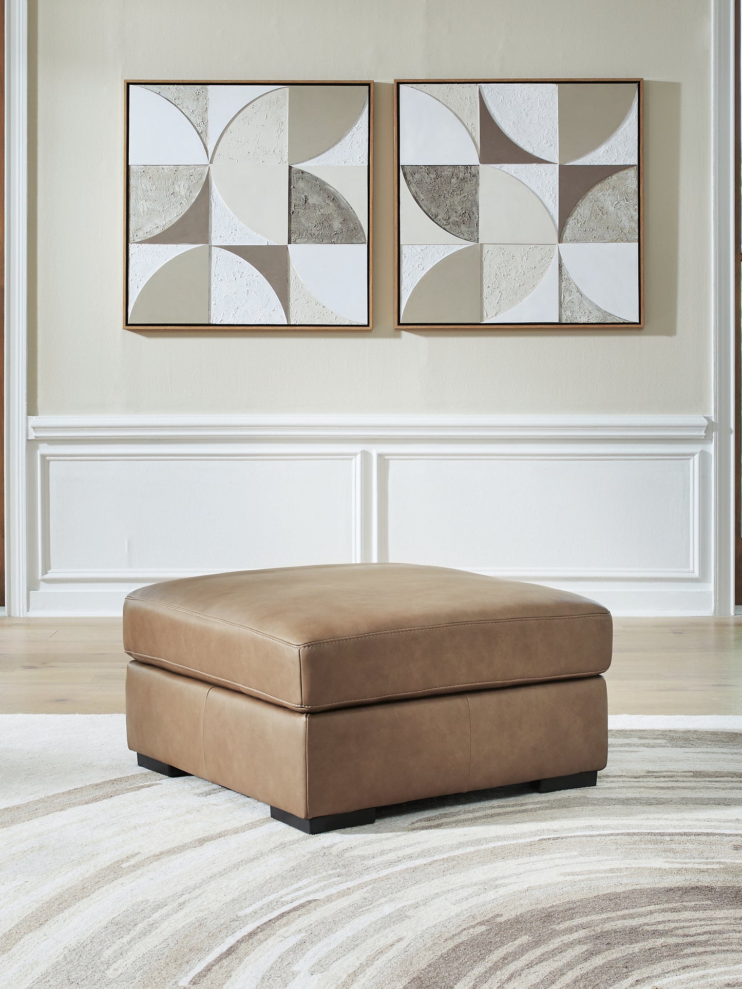 Auburndale Furniture Outlet - Ashley Furniture - Veronella Living Room - Oversized Accent Ottoman / Sahara - 7610608