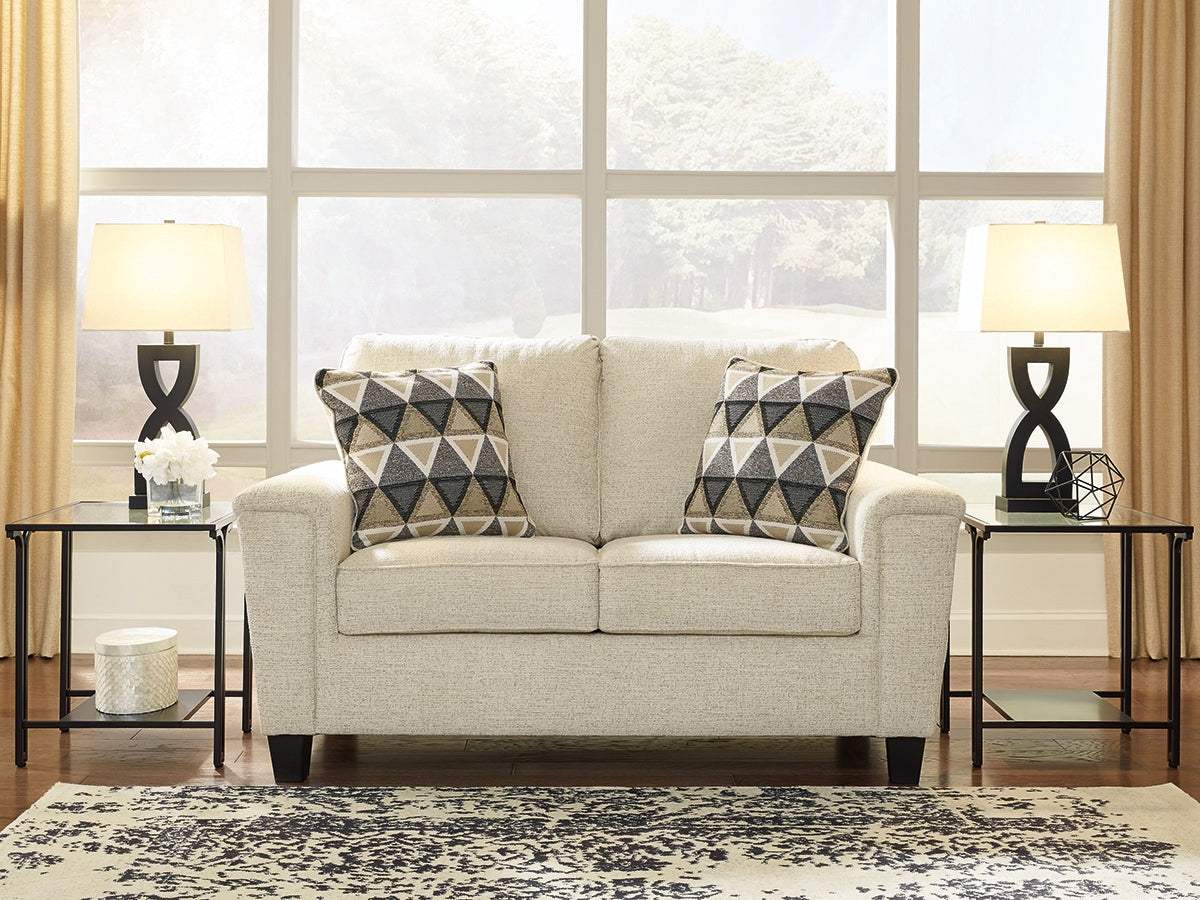 Auburndale Furniture Outlet - Ashley Furniture - Abinger Living Room - Loveseat / Natural - 8390435