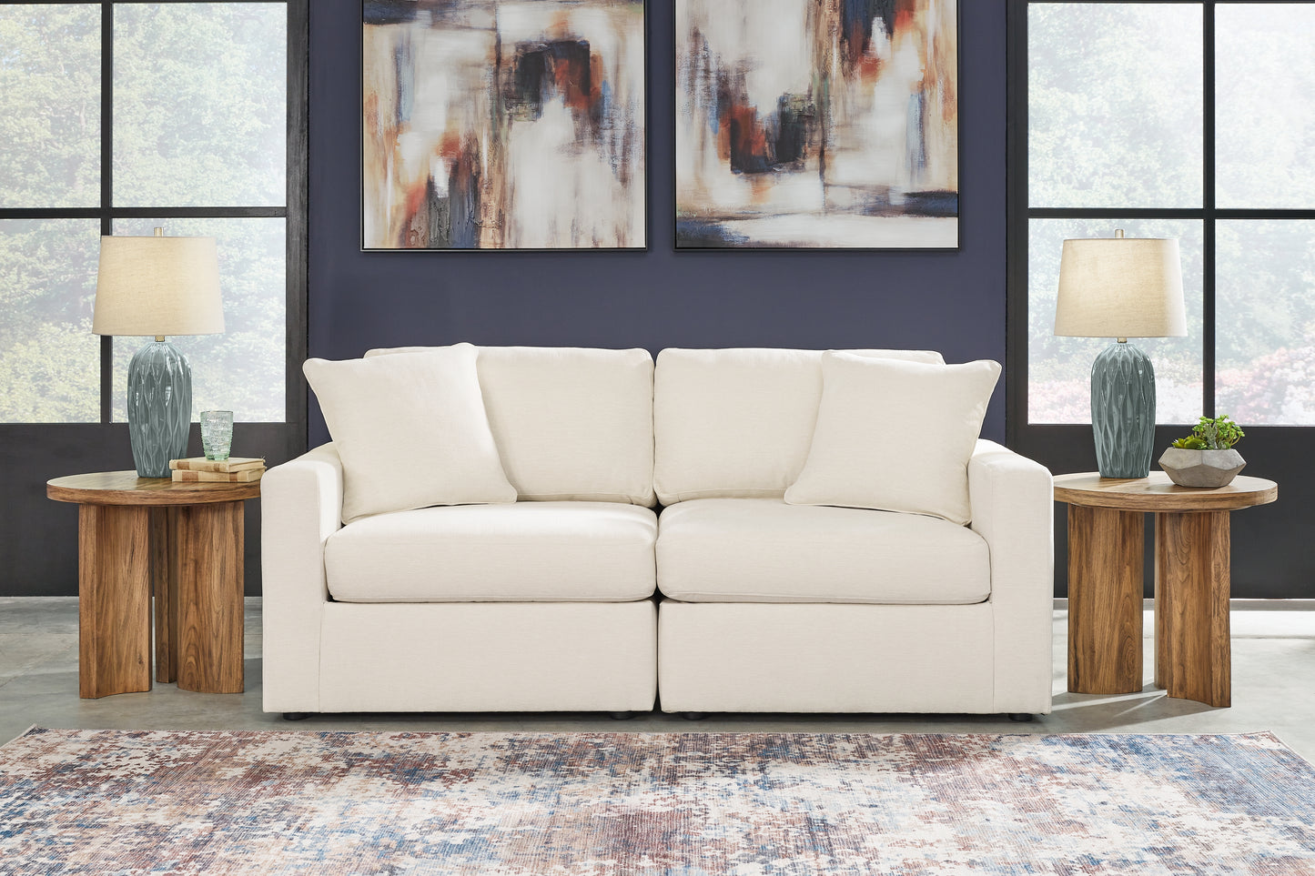 Auburndale Furniture Outlet - Ashley Furniture - Modmax Sectional - RAF 2-Piece Sectional / Oyster - 92103S1