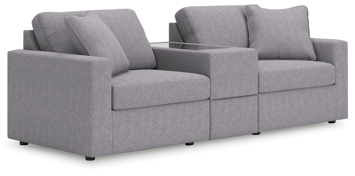 Auburndale Furniture Outlet - Ashley Furniture - Modmax Sectional - RAF 3-Piece Sectional / Granite - 92104S3