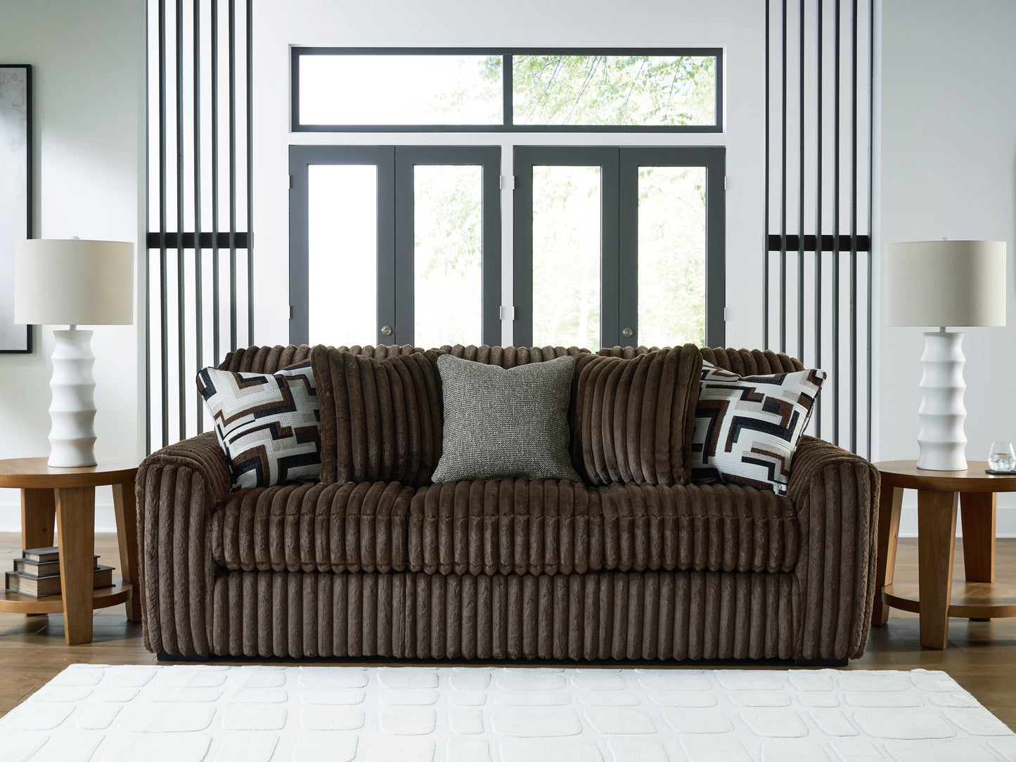 Auburndale Furniture Outlet - Ashley Furniture - Midnight-Madness Living Room - Sofa / Chocolate - 9810438