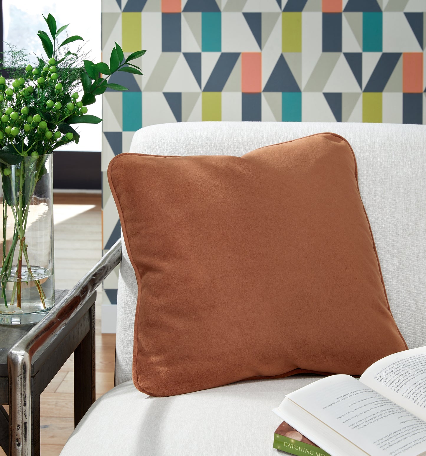Auburndale Furniture Outlet - Ashley Furniture - Caygan Pillows - Pillow (4/CS) / Spice - A1000918