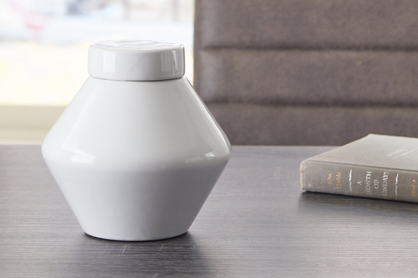 Auburndale Furniture Outlet - Ashley Furniture - Domina Jar (Set of 2) - Jar (2/CS) / White - A2000484