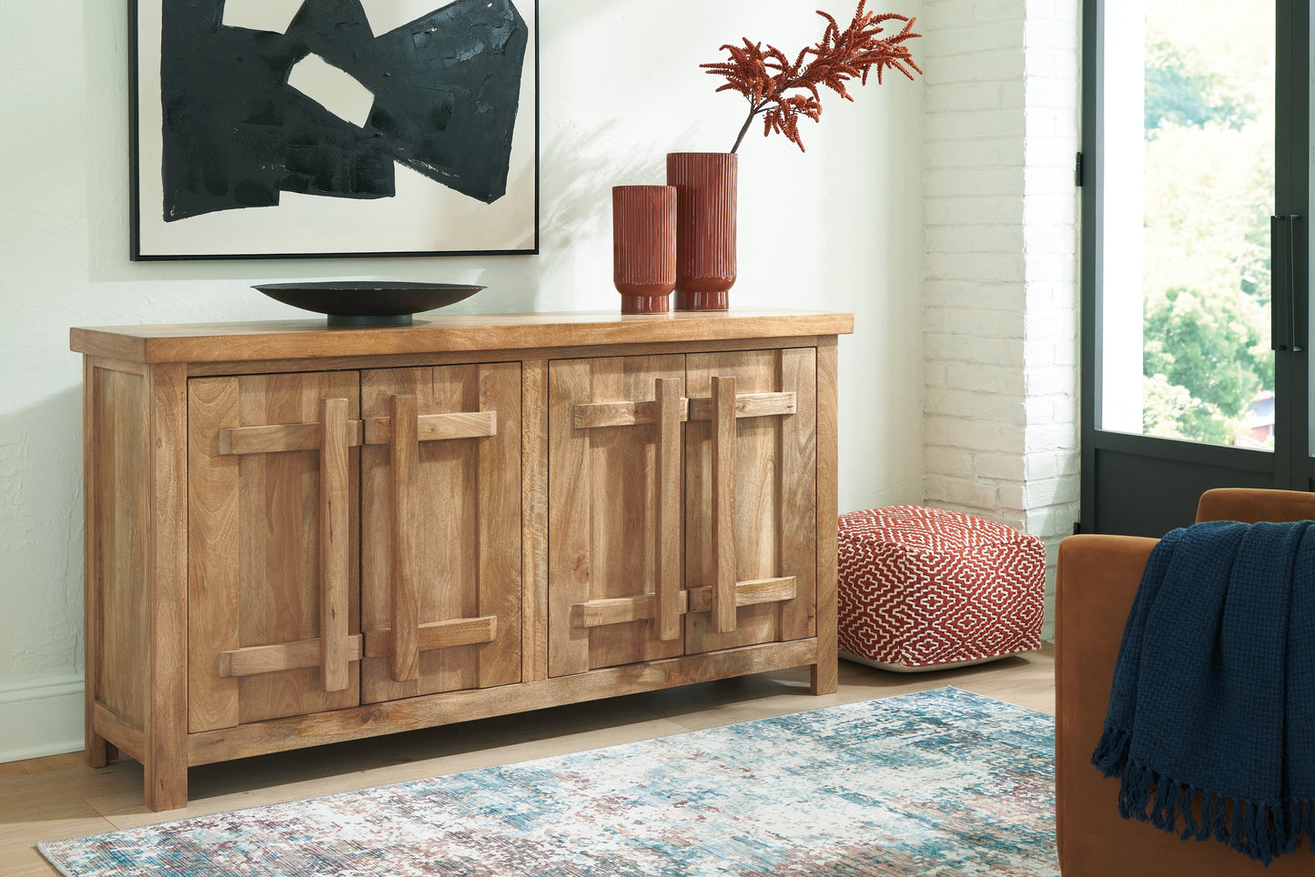 Auburndale Furniture Outlet - Ashley Furniture - Dresor Accent Cabinet - Accent Cabinet / Natural - A4000578