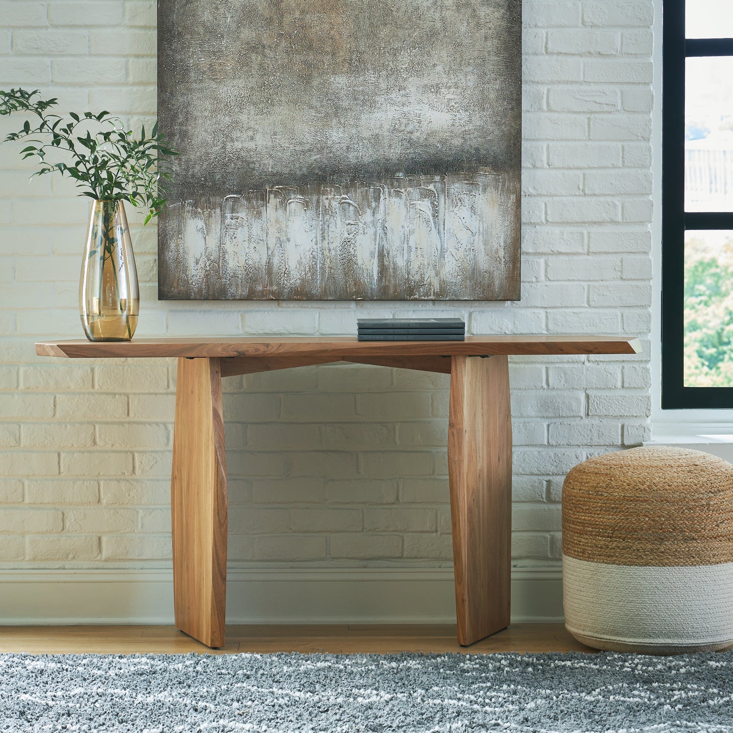 Auburndale Furniture Outlet - Ashley Furniture - Holward Console Sofa Table - Console Sofa Table / Natural - A4000592