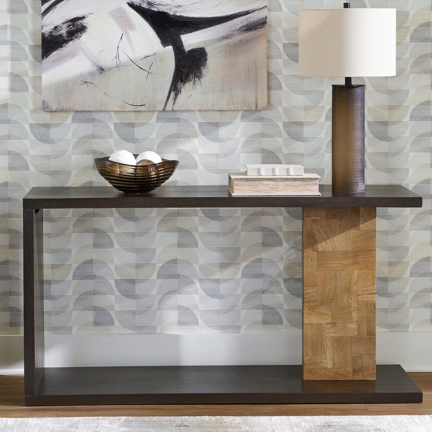 Auburndale Furniture Outlet - Ashley Furniture - Camlett Console Sofa Table - Console Sofa Table / Brown - A4000594