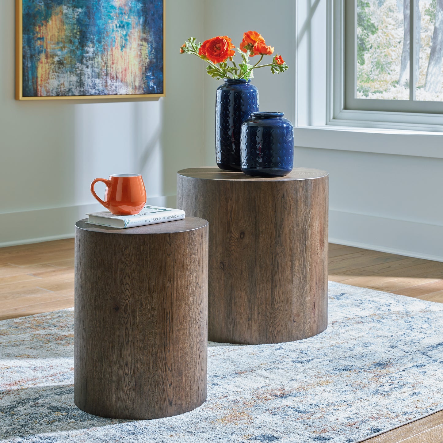 Auburndale Furniture Outlet - Ashley Furniture - Cammund Accent Table (Set of 2) - Accent Table (Set of 2) / Brown - A4000619