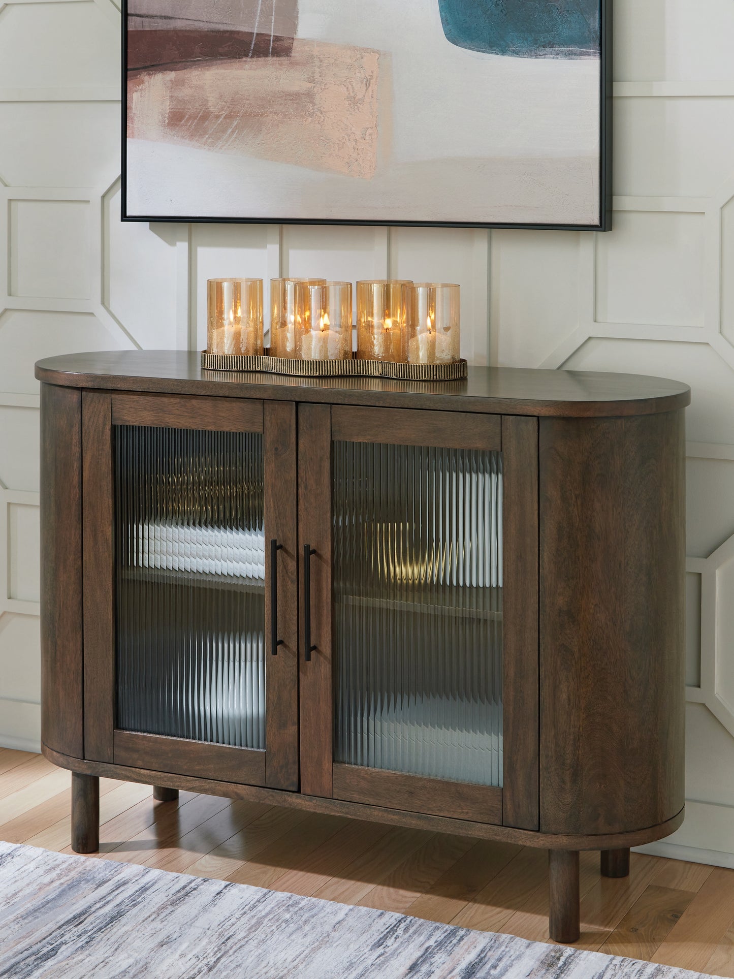 Auburndale Furniture Outlet - Ashley Furniture - Mayridge Accent Cabinet - Accent Cabinet / Medium Brown - A4000694