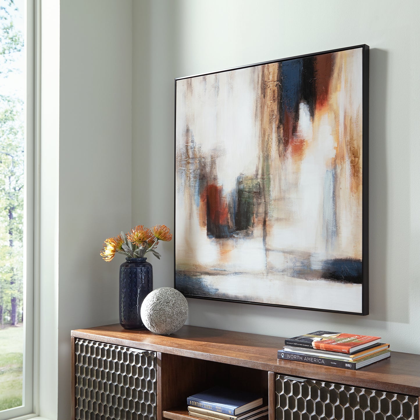 Auburndale Furniture Outlet - Ashley Furniture - Pigeonford Wall Decor - Wall Art / Multi - A8000348