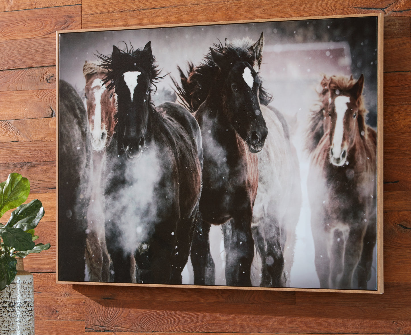 Auburndale Furniture Outlet - Ashley Furniture - Chaseburn Wall Decor - Wall Art / Brown/Black/White - A8000380