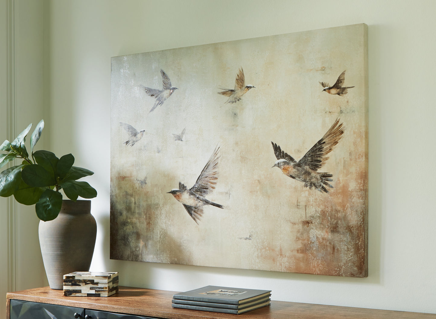 Auburndale Furniture Outlet - Ashley Furniture - Collmund Wall Decor - Wall Art / Gray/Brown - A8000413