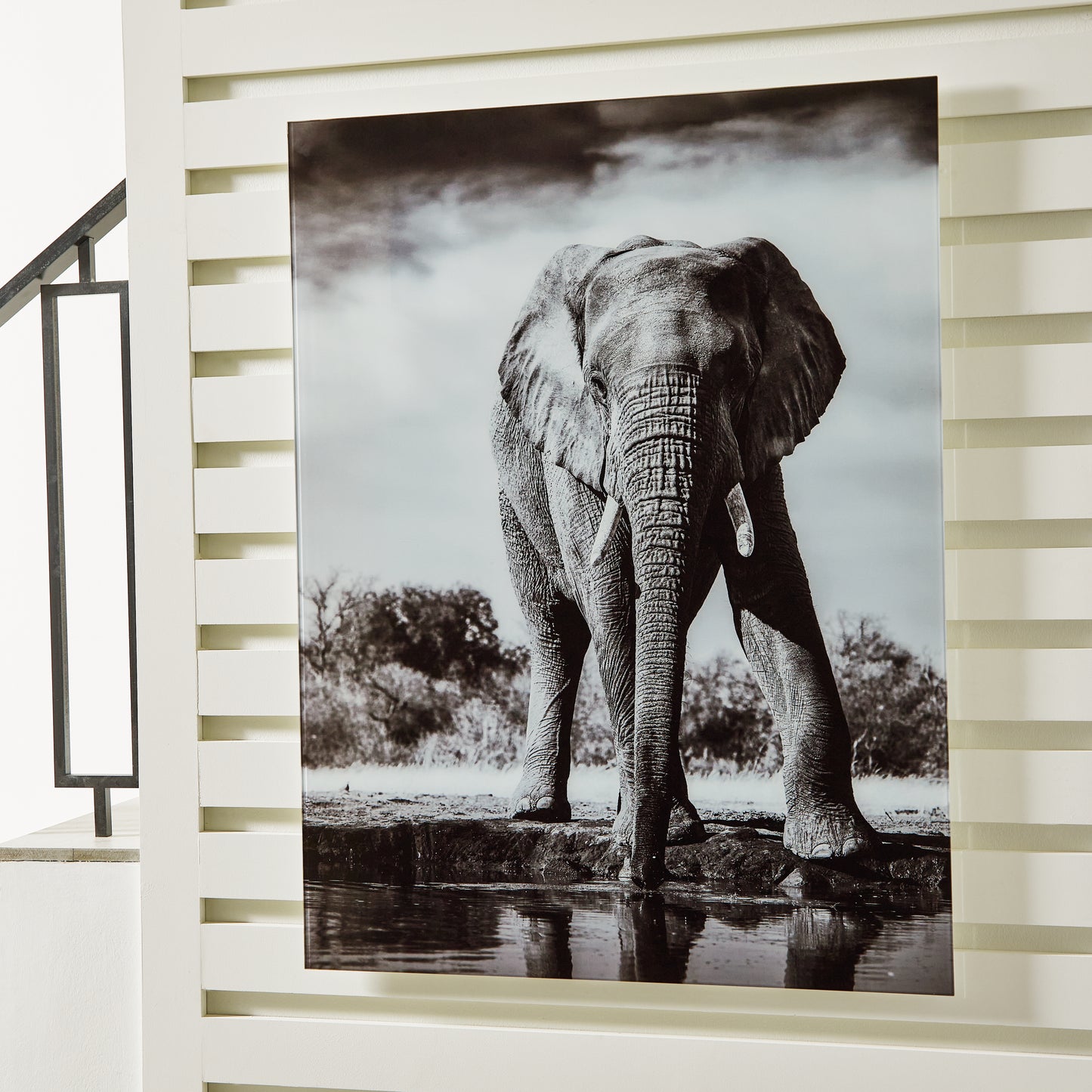 Auburndale Furniture Outlet - Ashley Furniture - Glinyard Wall Decor - Wall Art / Black/White - A8000421