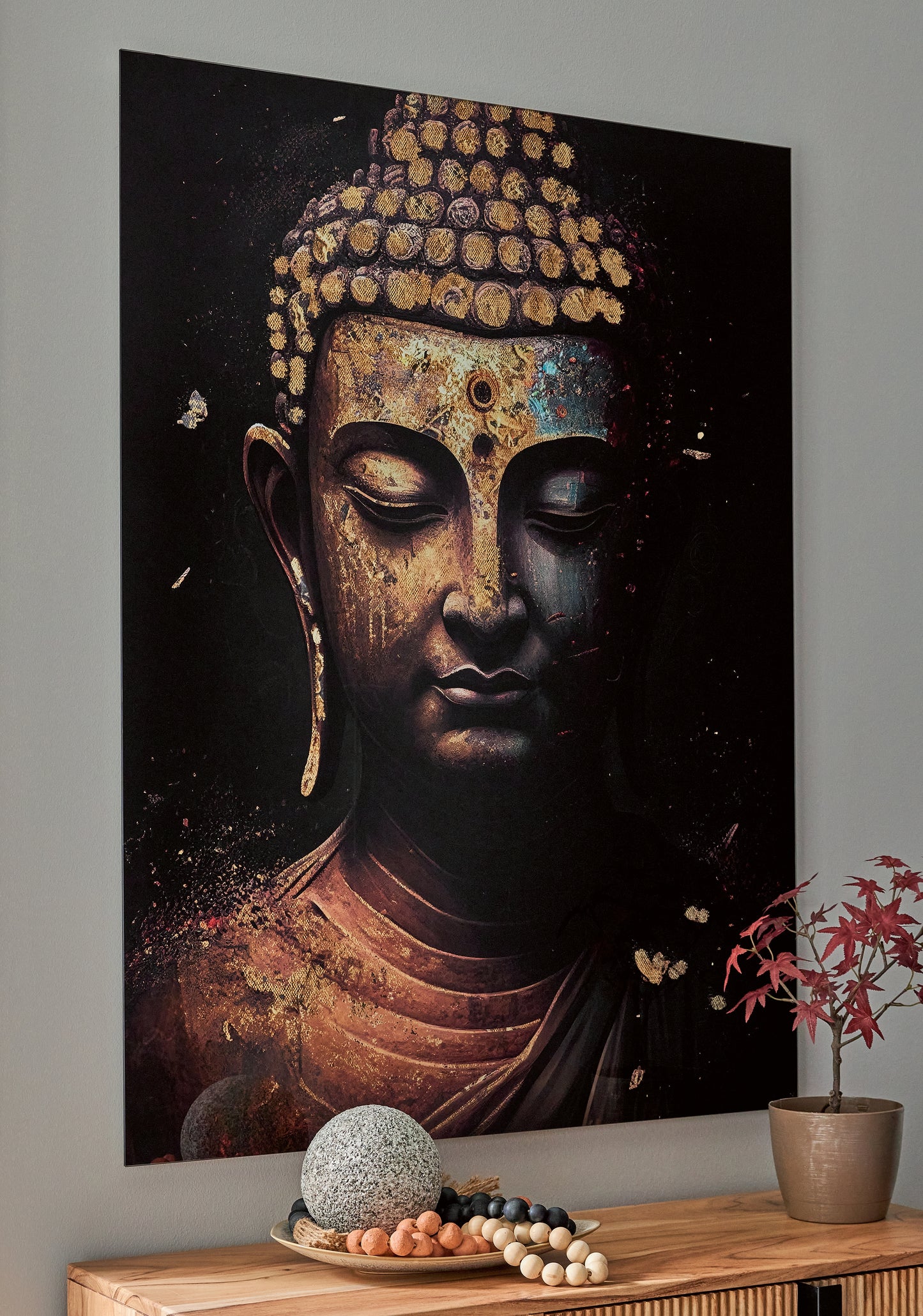 Auburndale Furniture Outlet - Ashley Furniture - Caymoore Wall Decor - Wall Art / Black/Gold Finish - A8000423