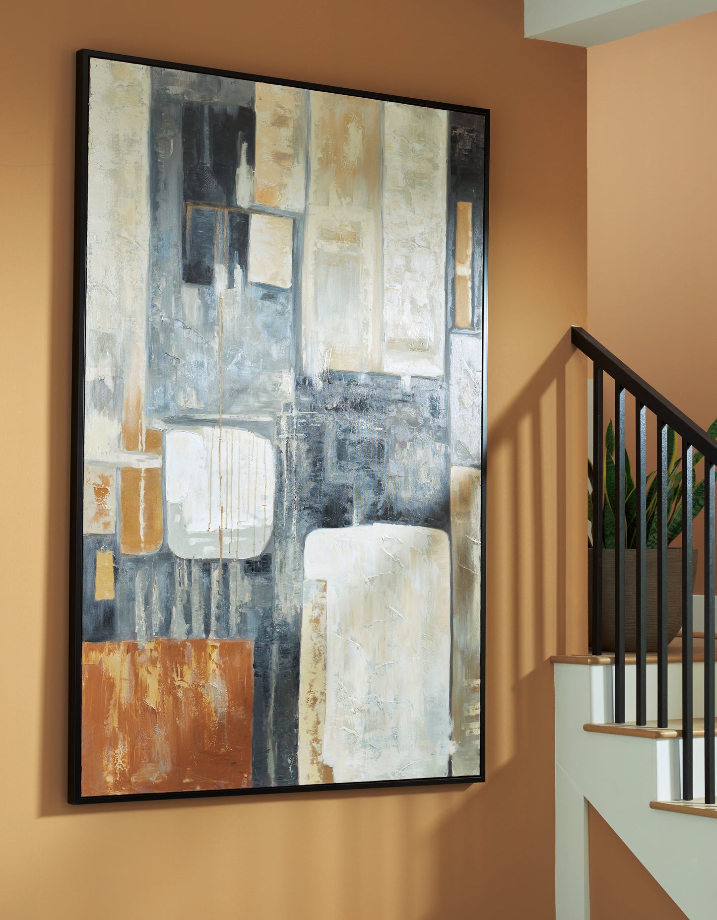 Auburndale Furniture Outlet - Ashley Furniture - Howford Wall Decor - Wall Art / Brown/Black/Gray - A8000426