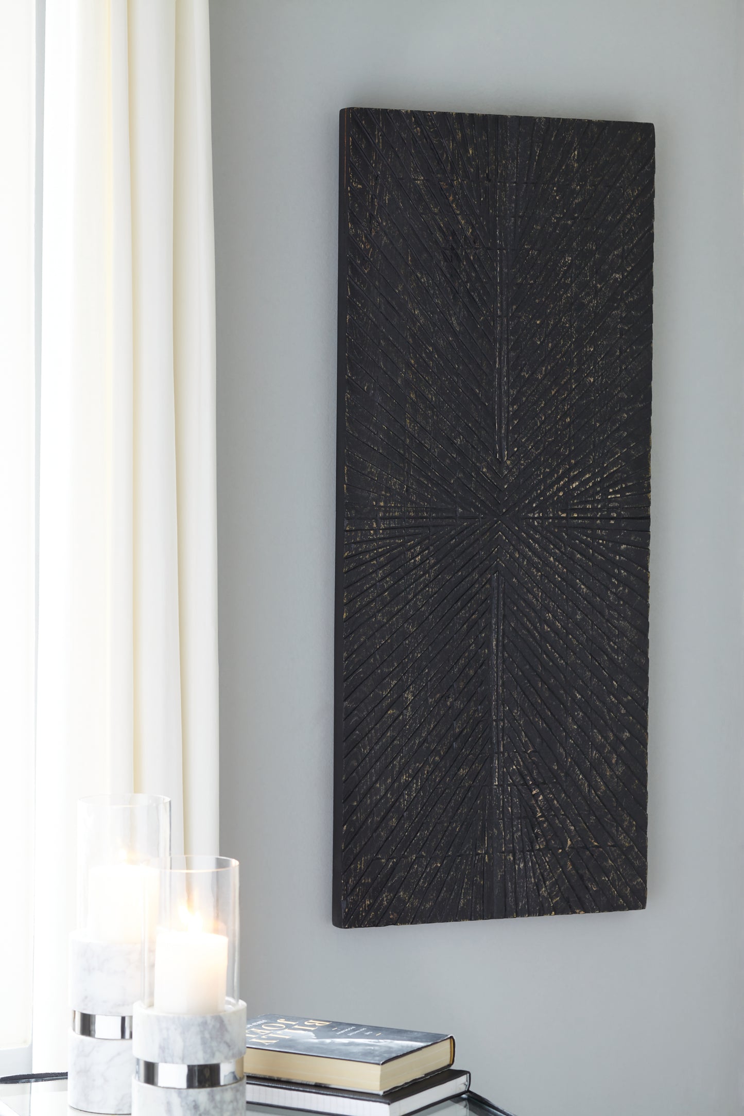 Auburndale Furniture Outlet - Ashley Furniture - Lenora Wall Decor - Wall Decor / Antique Black - A8010281