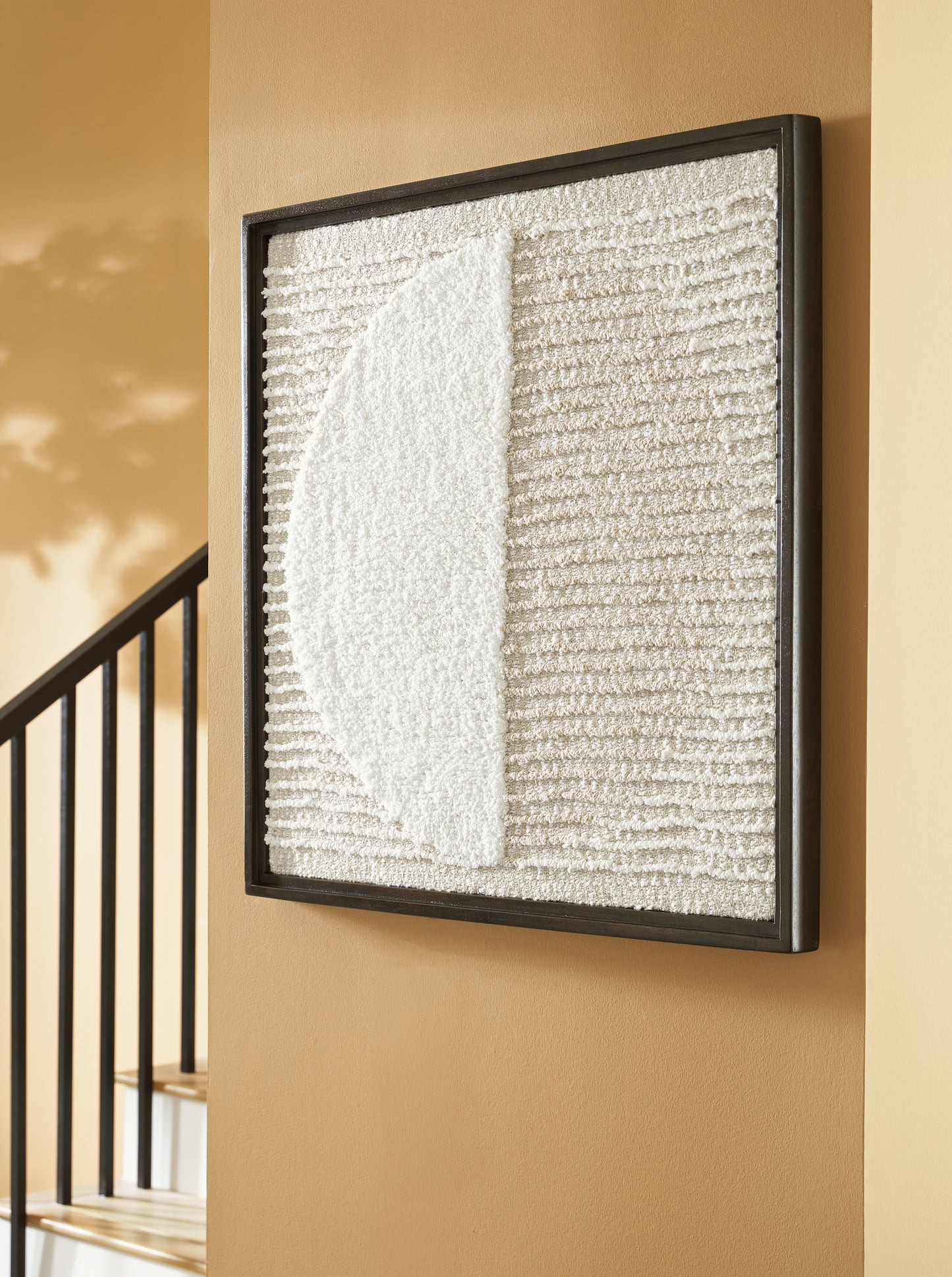 Auburndale Furniture Outlet - Ashley Furniture - Bachard Wall Decor - Wall Decor / Tan/White - A8010330