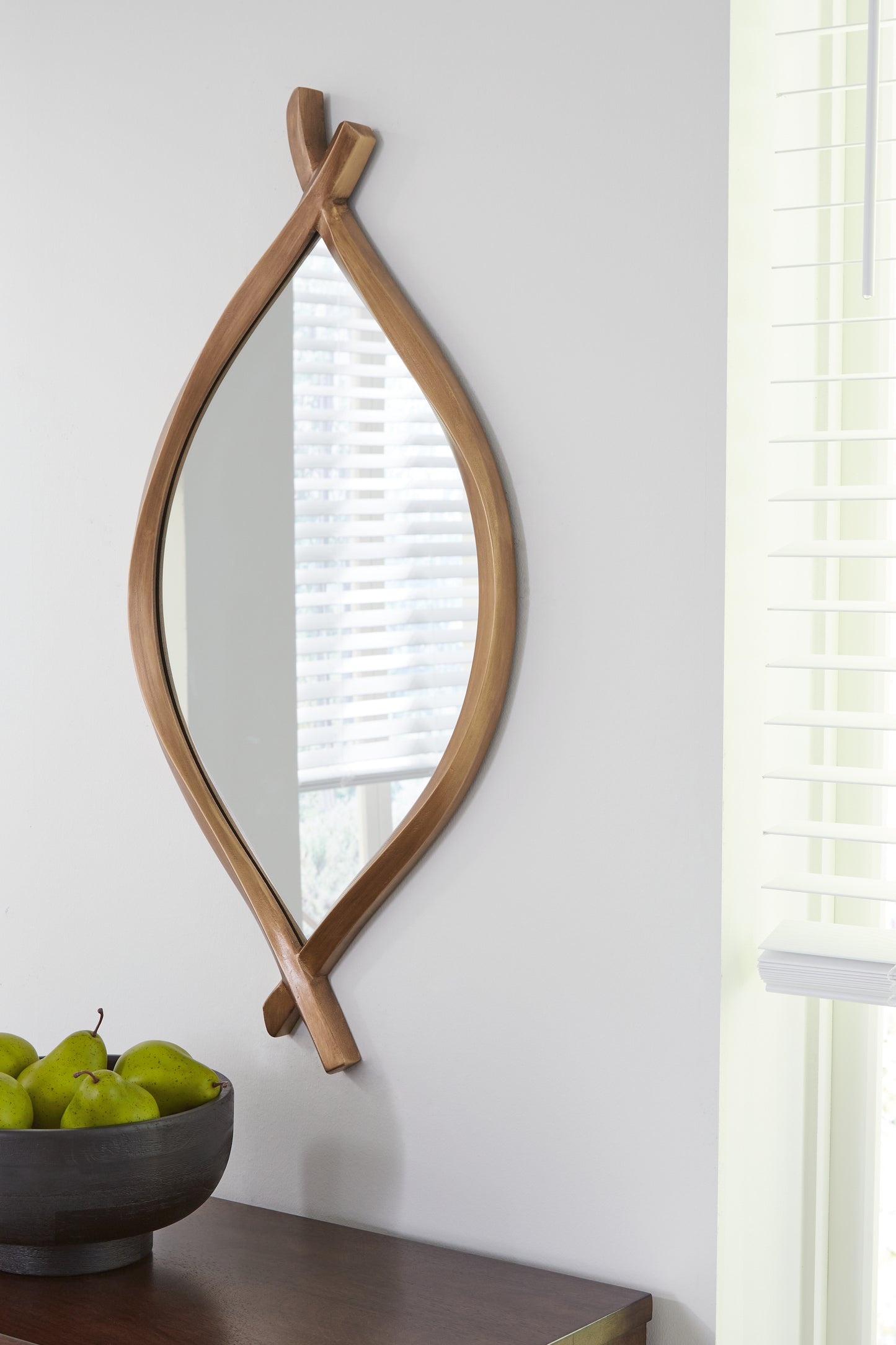Auburndale Furniture Outlet - Ashley Furniture - Bartner Mirror - Accent Mirror / Antique Gold Finish - A8010340