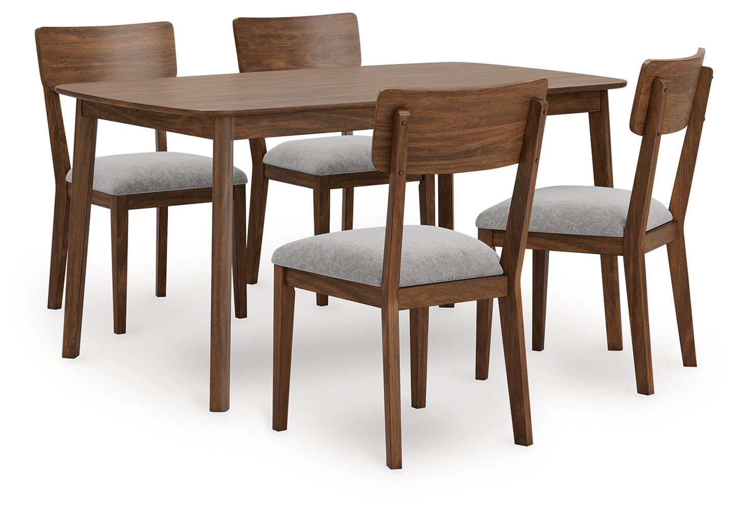 Auburndale Furniture Outlet - Ashley Furniture - Tameride Dining Table and 4 Chairs (Set of 5) - Dining Room Table Set (5/CN) / Brown - PCD609-225