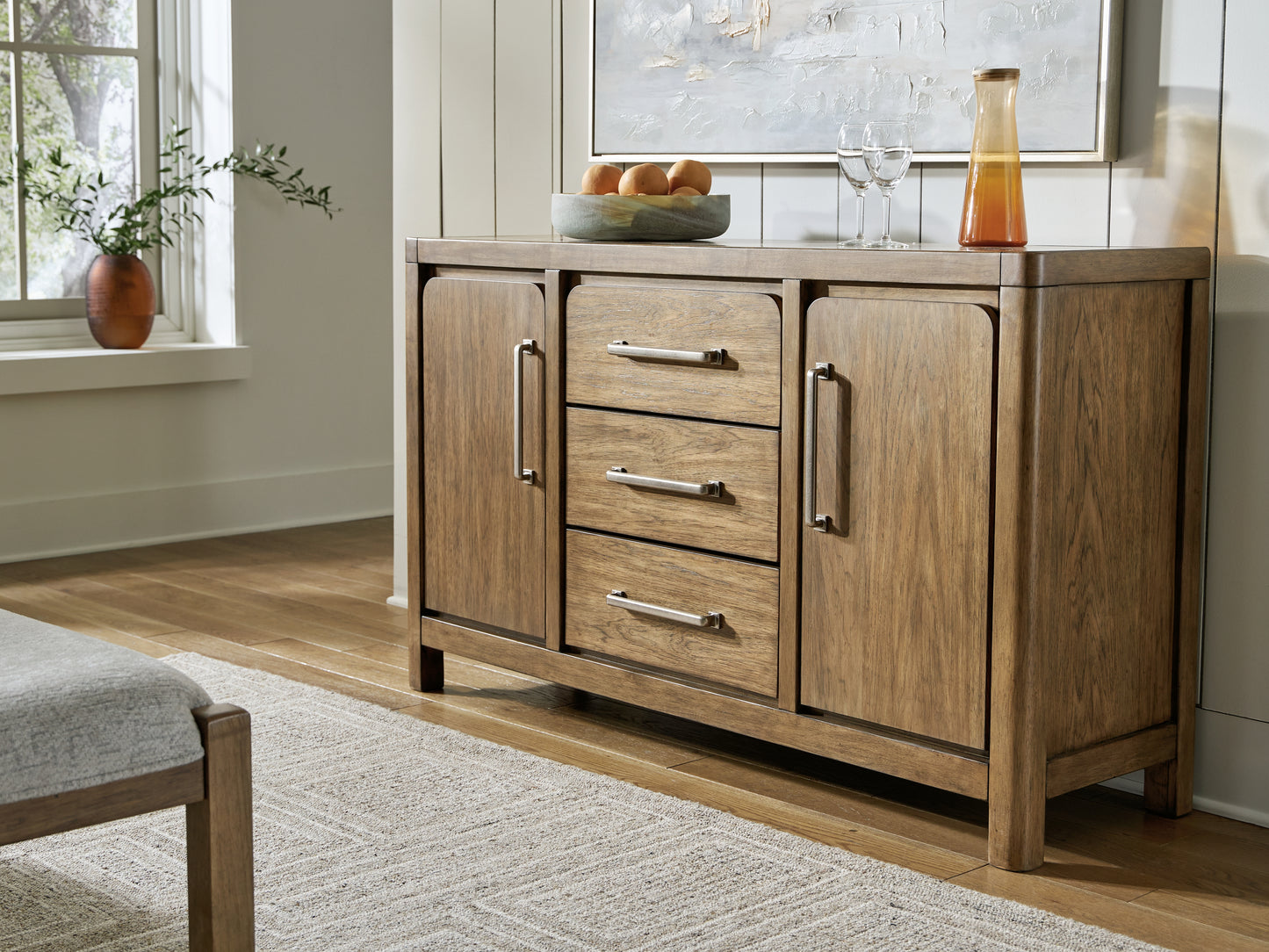 Auburndale Furniture Outlet - Ashley Furniture - Cabalynn Dining Room - Dining Room Server / Light Brown - D974-60